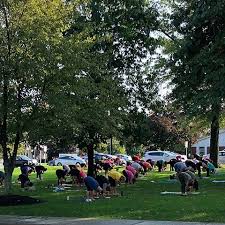 yoga on the green