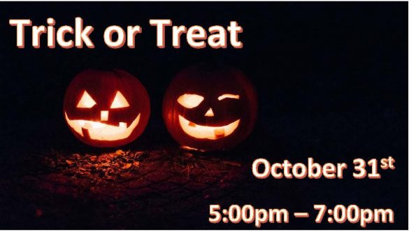 Trick Or Treat Hours Set Oct 31st 5pm 7pm City Of Canfield 9533