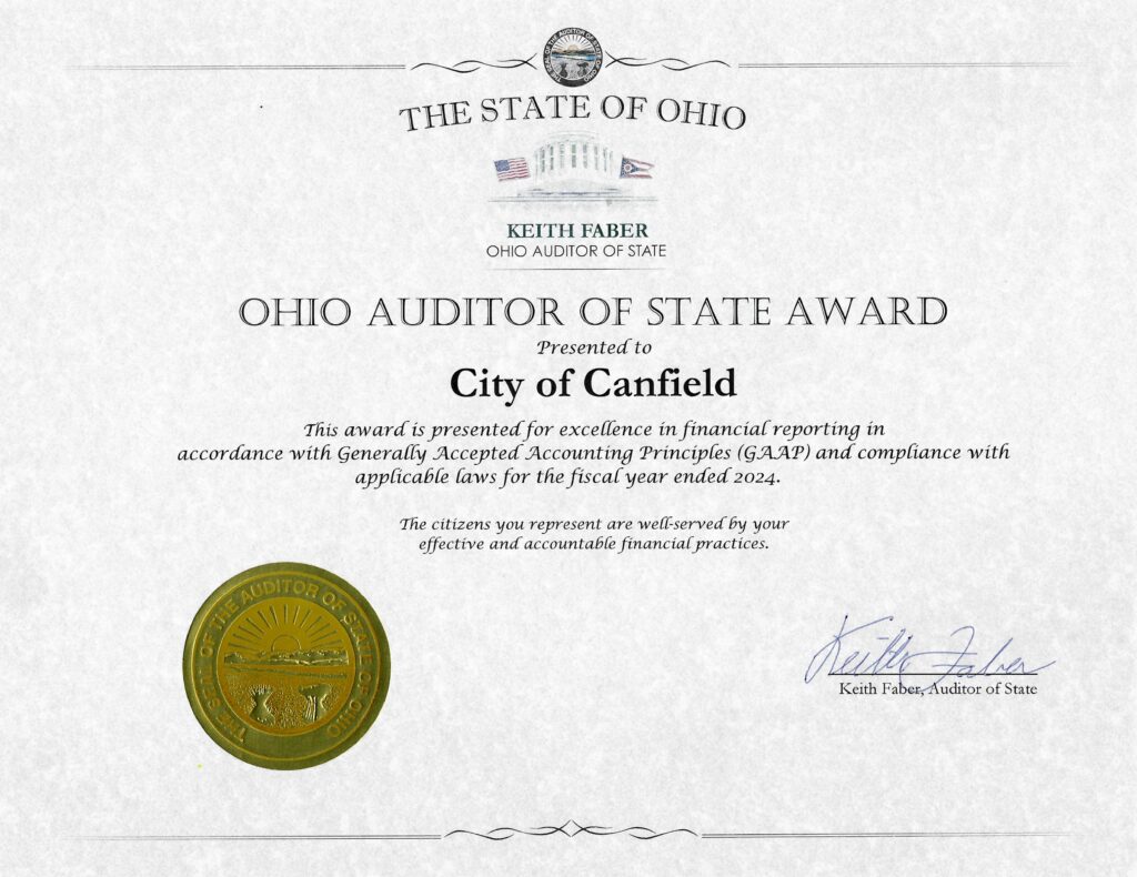 2024 Auditor of State Award